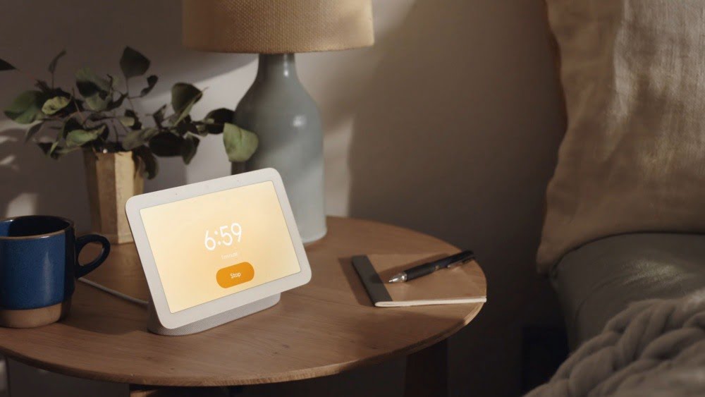 Das Smart-Display Google Nest Hub der zweiten Generation.