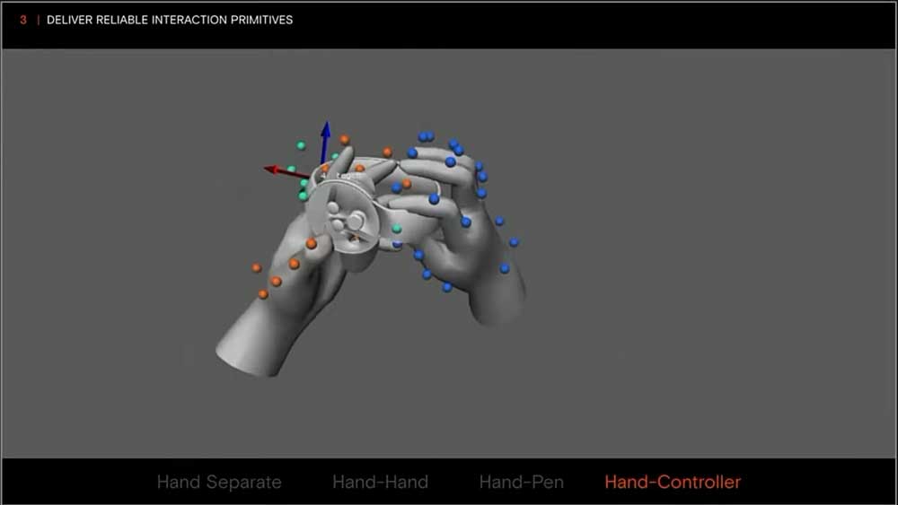Oculus hat noch besseres Handtracking entwickelt. Auch das soll für Quest kommen - wann ist nicht bekannt. Bild: Oculus.