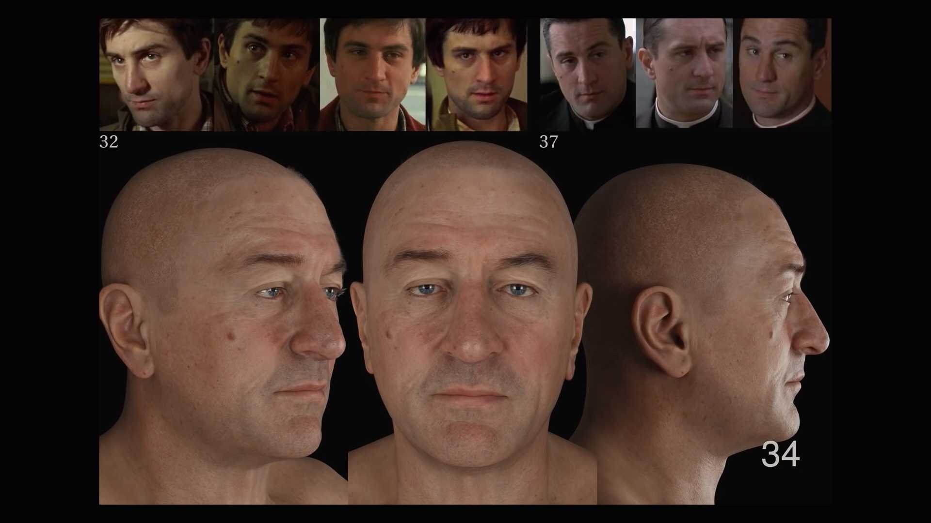 The Irishman Robert DeNiro 3D-Modell