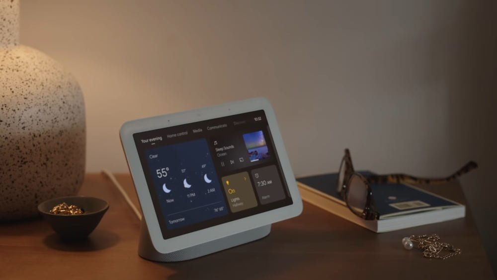 Das Google Nest Hub 2 Smart-Display.