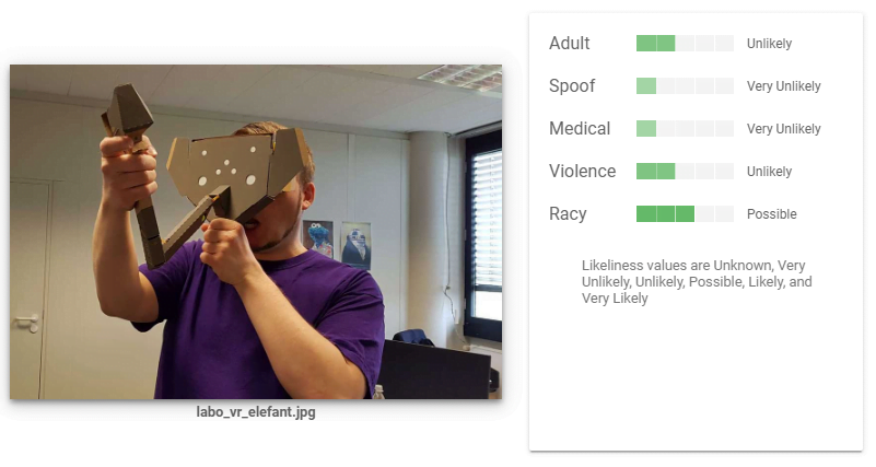 Eine KI kann angeben, wie sicher sie sich bei einzelnen Elementen der Bildklassifizierung ist. Das l&auml;sst R&uuml;ckschl&uuml;sse dar&uuml;ber zu, wie gut die KI ein Bild bereits kennt - und ob es m&ouml;glicherweise Teil der Trainingsdaten war. | Bild: MIXED / Google
