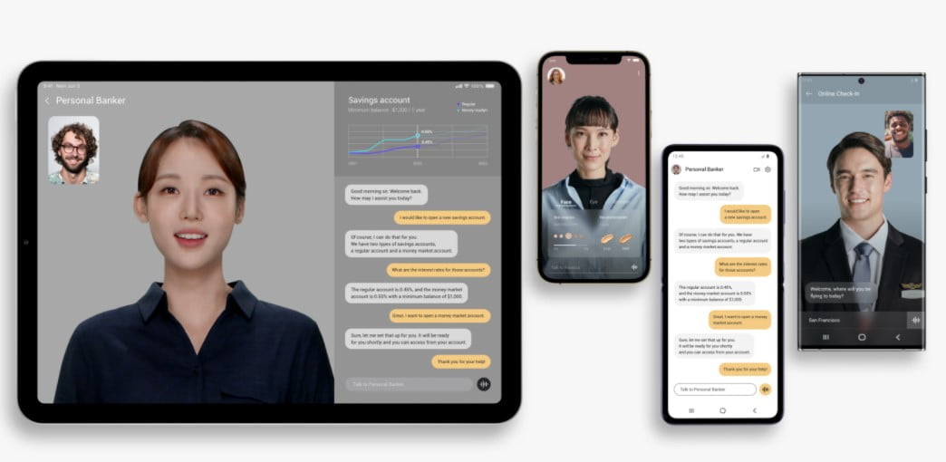 Neon View hei&szlig;t der Service, bei dem die Neon-Charaktere aus dem Smartphone oder Tablet mit Nutzern interagieren. | Bild: Neon